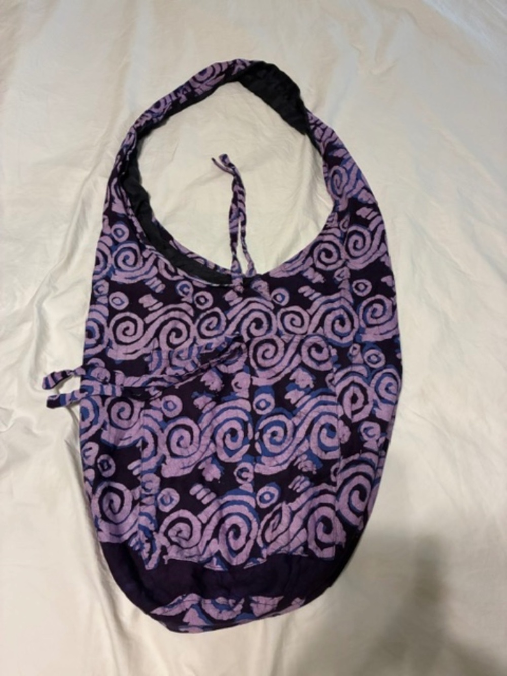 East African cotton sling bag